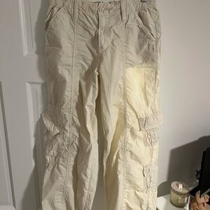 BDG Cream Cargo Pants Relaxed Fit